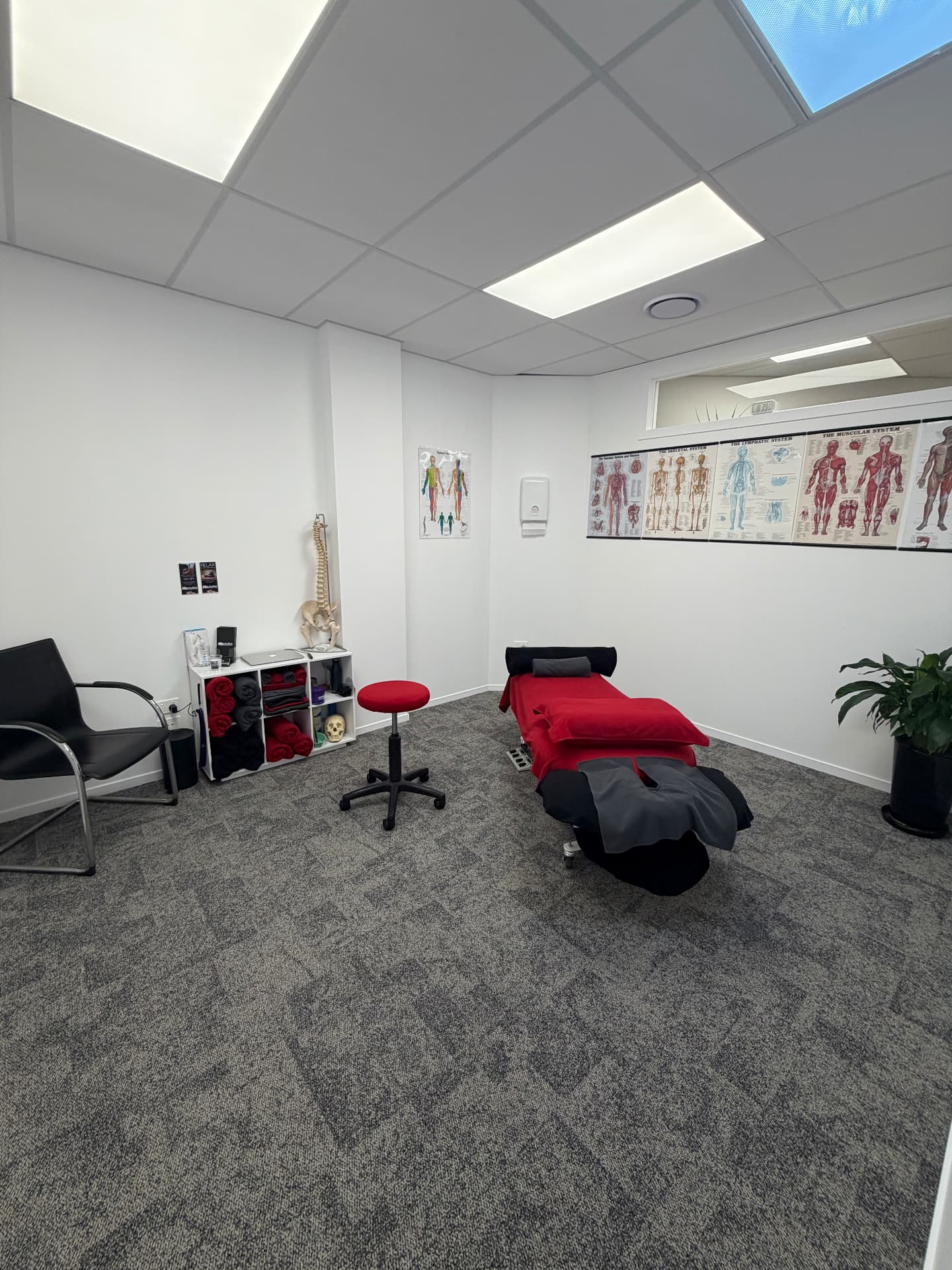 Treatment room at the Warkworth clinic